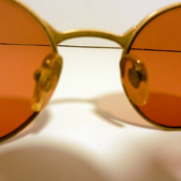 Giorgio Armani 129 759 Antique Gold Metal Brown Tortoise Oval Sunglasses 3425 - Picture 11 of 12